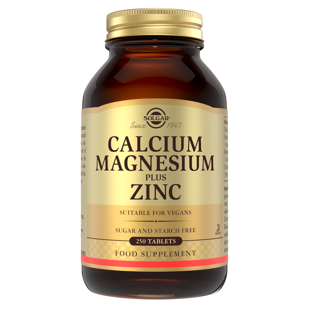Solgar Calcium Magnesium Plus Zinc Tablets