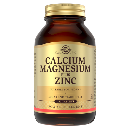 Solgar Calcium Magnesium Plus Zinc Tablets