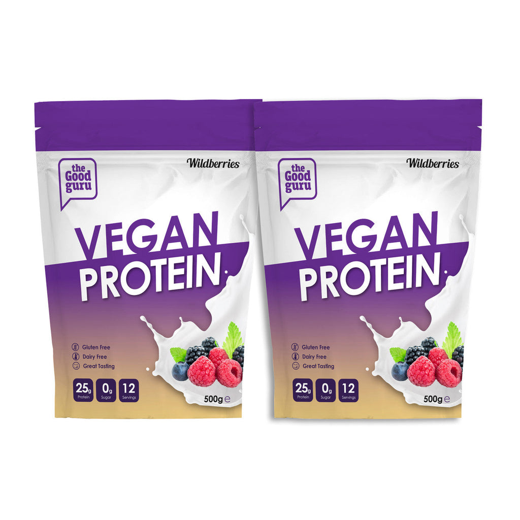 The Good Guru Vegan Protein Powder - Wild Berries
