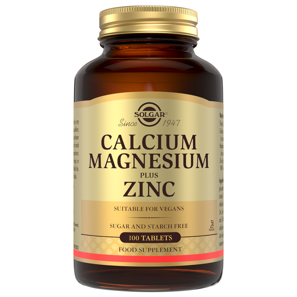 Solgar Calcium Magnesium Plus Zinc Tablets