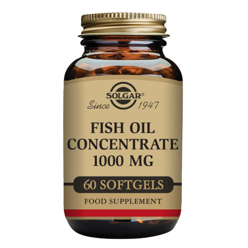 Solgar Fish Oil Concentrate 1000 mg Softgels - Pack of 60