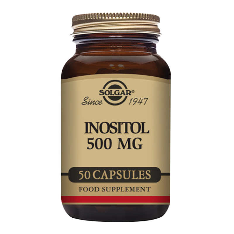 Solgar Inositol 500 mg Vegetable Capsules - Pack of 50