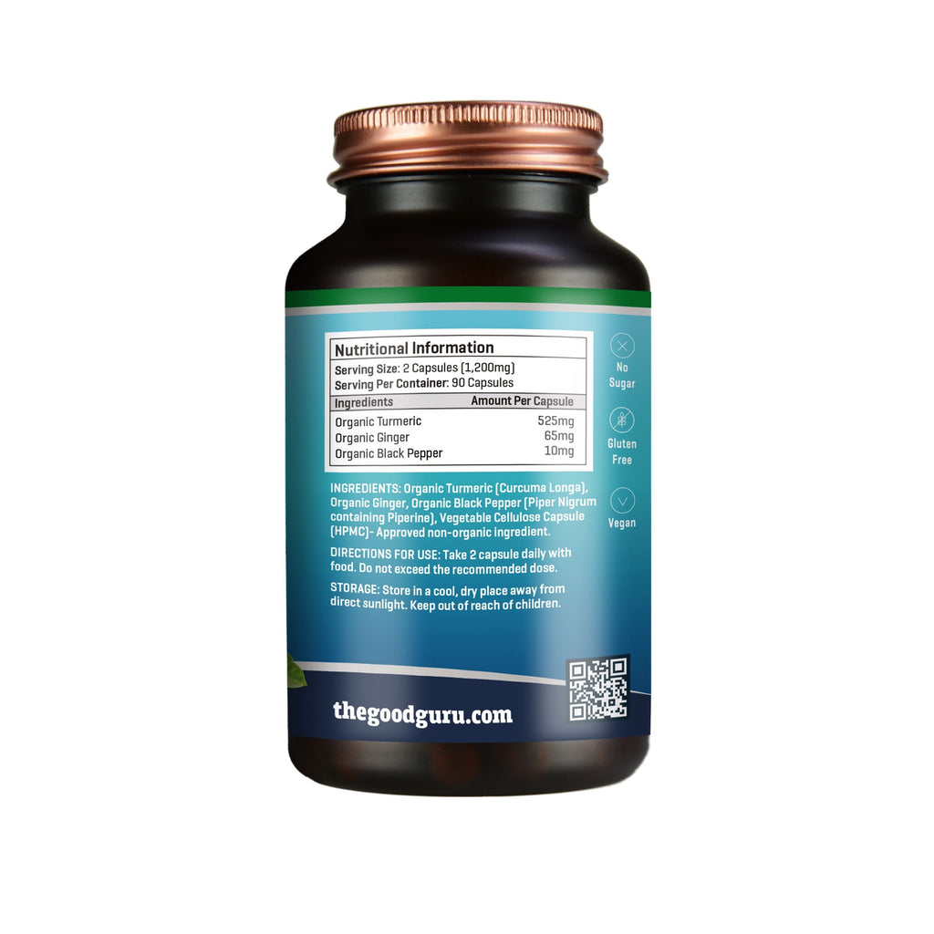 The Good Guru Organic Turmeric + Ginger & Black Pepper