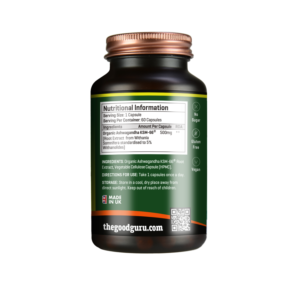 The Good Guru Organic Ashwagandha KSM-66®