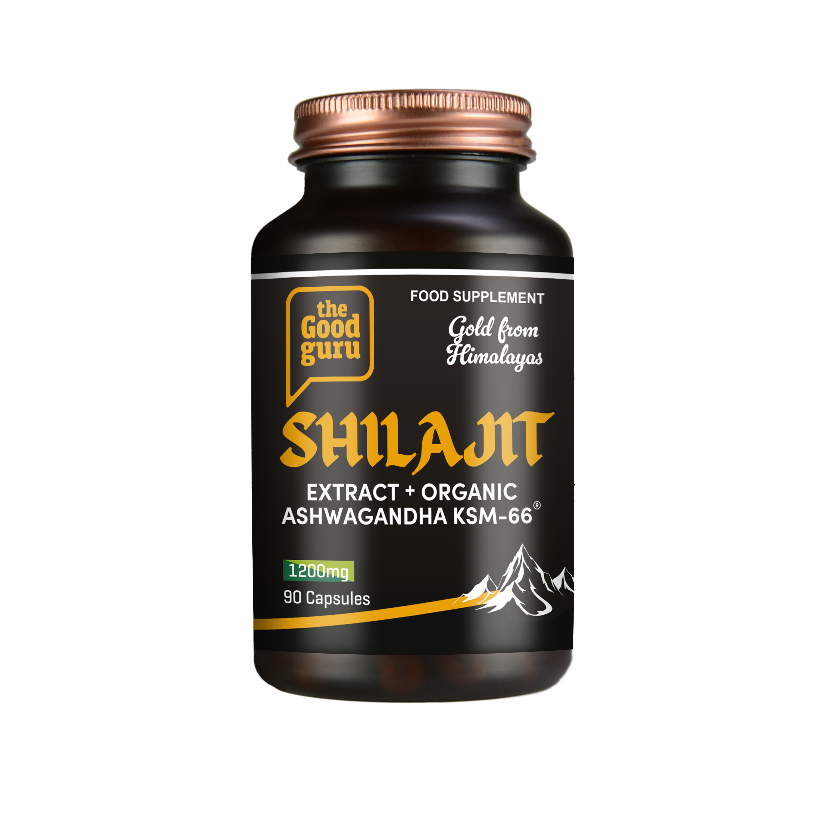 The Good Guru Gold Shilajit + Ashwagandha KSM66