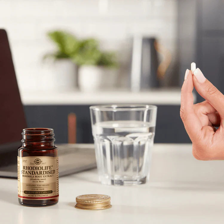 Solgar SFP Rhodiola Root Extract Vegetable Capsules - Pack of 60