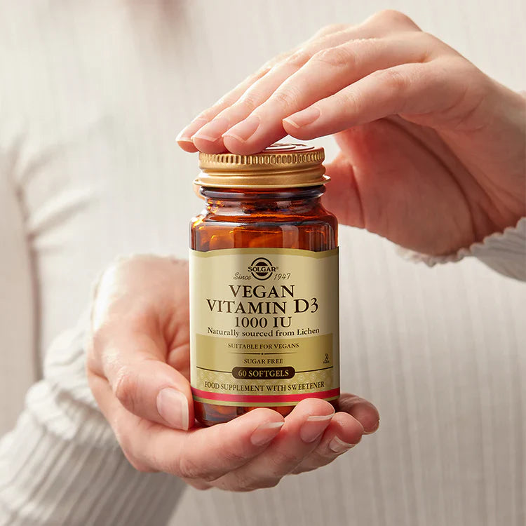 Solgar Solgar® Vegan Vitamin D3 1000IU Softgel - Pack of 60