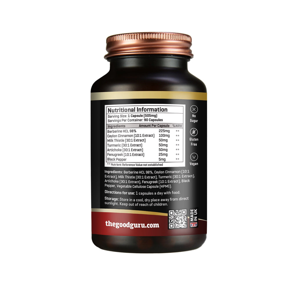 The Good Guru Vegan Berberine HCL 98%