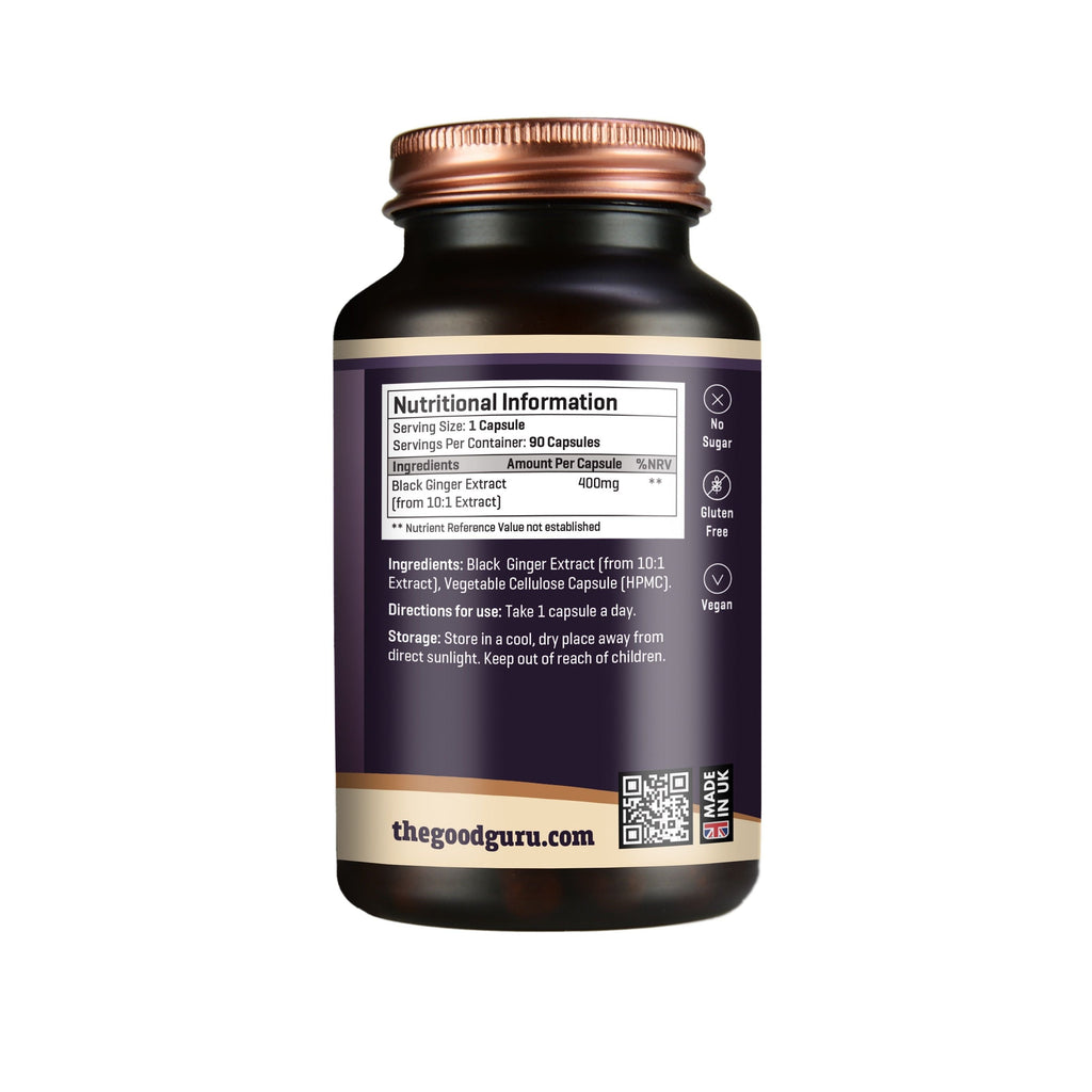 The Good Guru Vegan Advanced Black Ginger Extract