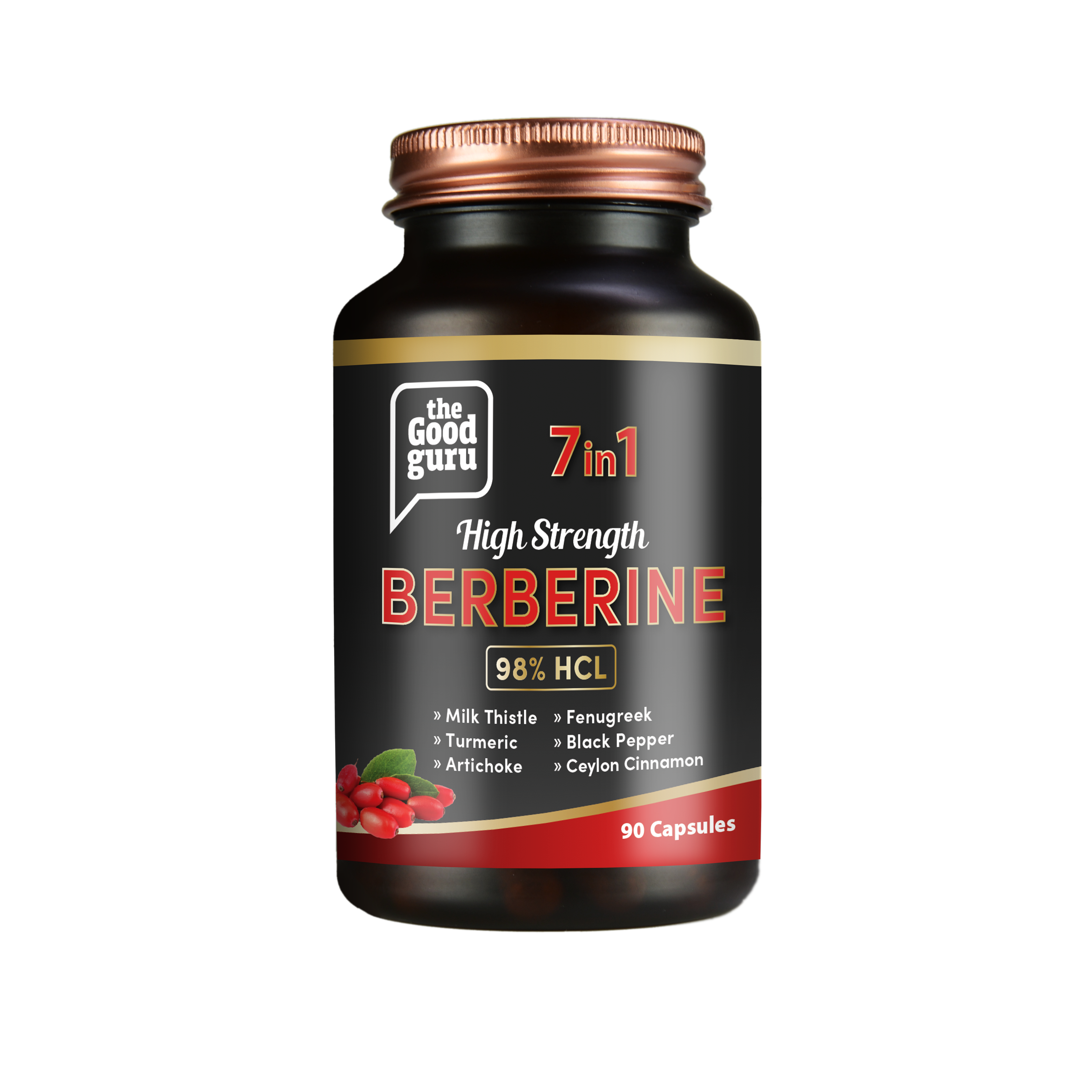 The Good Guru Vegan Berberine HCL 98%