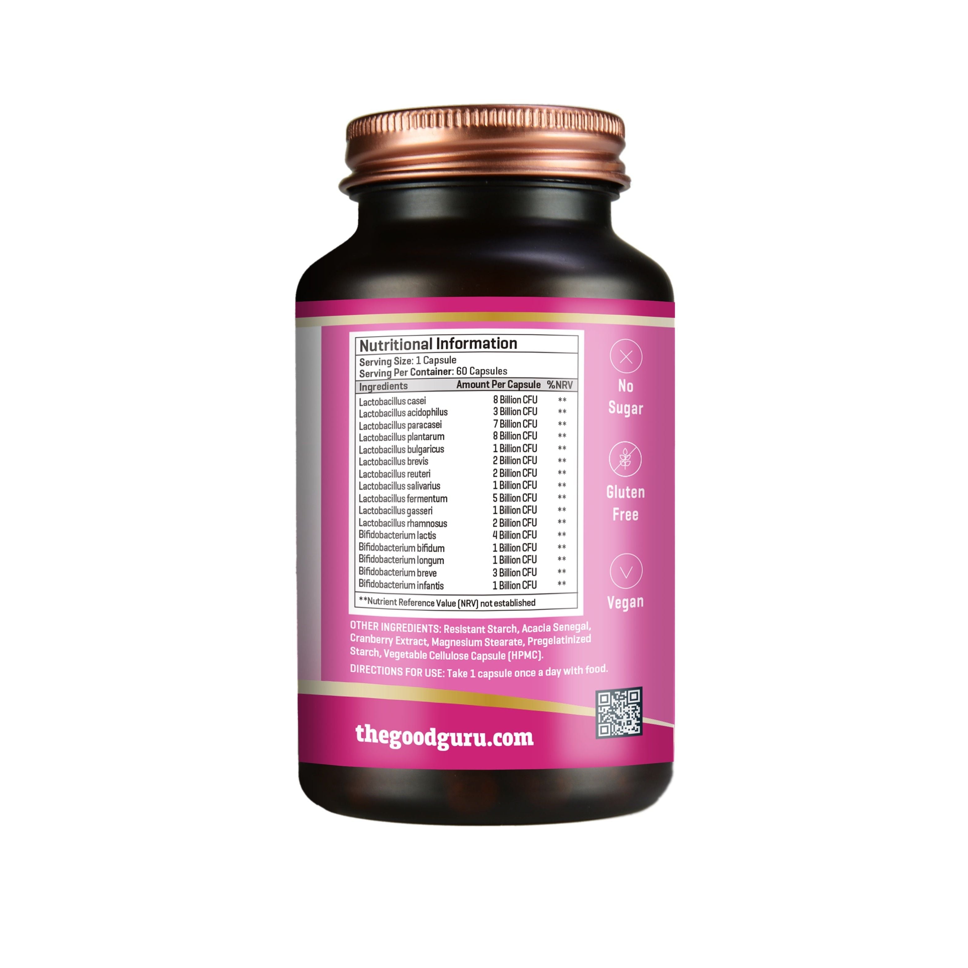 The Good Guru Women’s Probiotic 50 Billion CFU