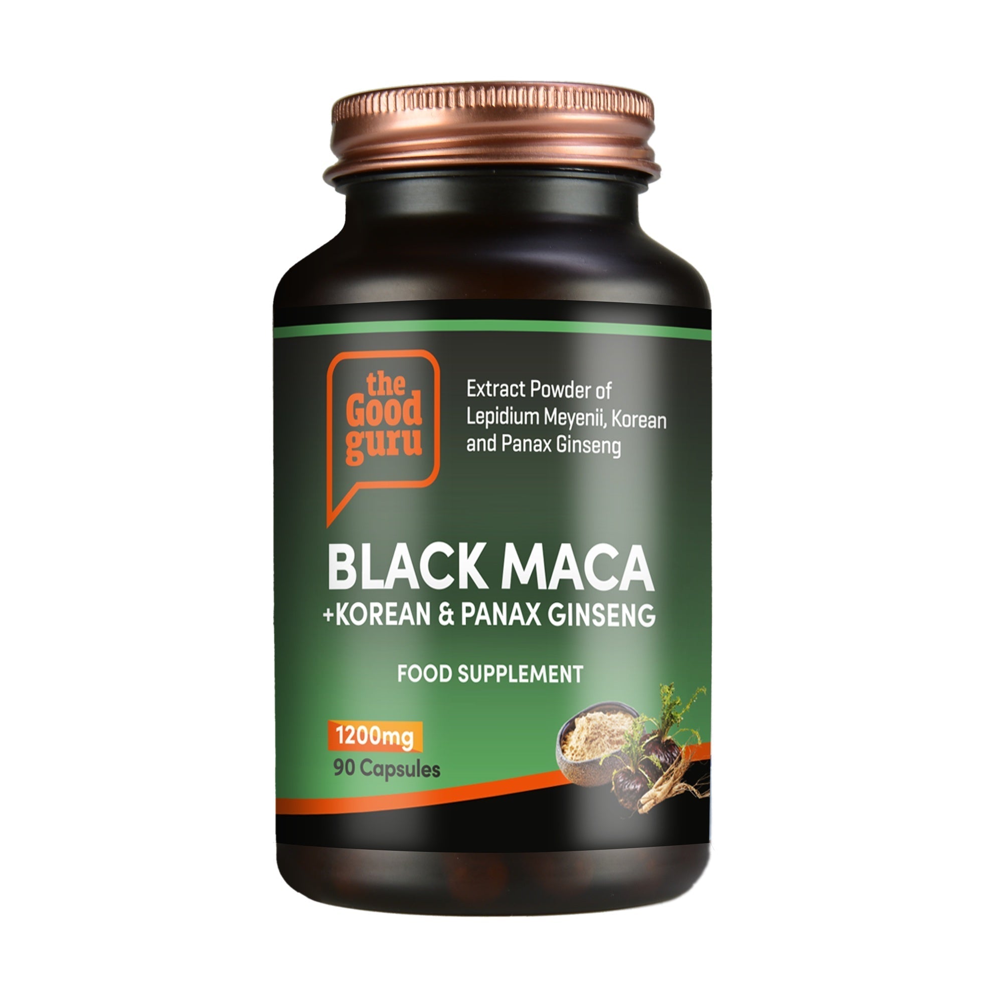 The Good Guru Black Maca + Ginseng