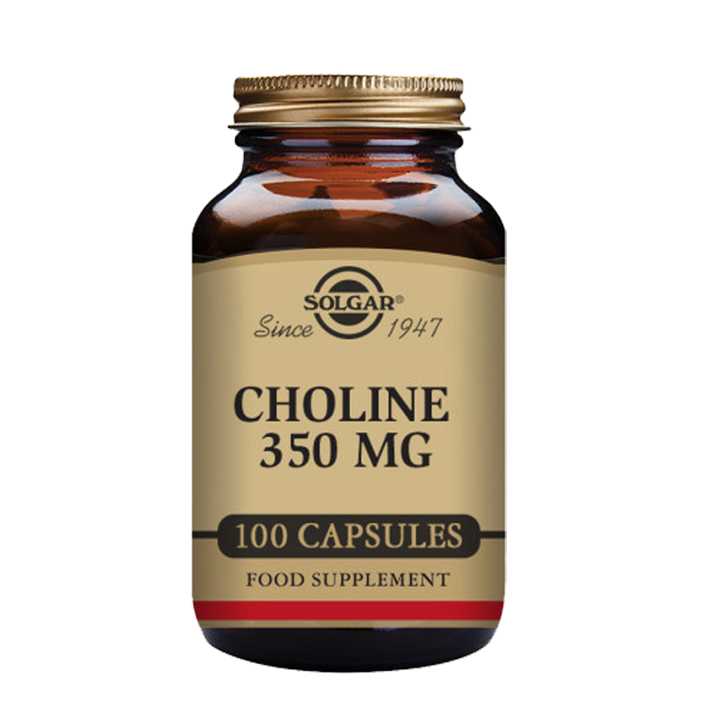 Solgar Choline 350 mg Vegetable Capsules - Pack of 100