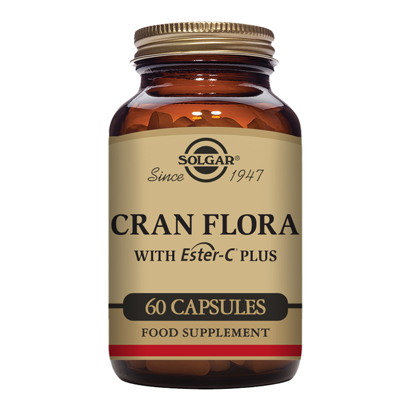 Solgar Cran Flora Cranberry Vegetable Capsules - Pack of 60