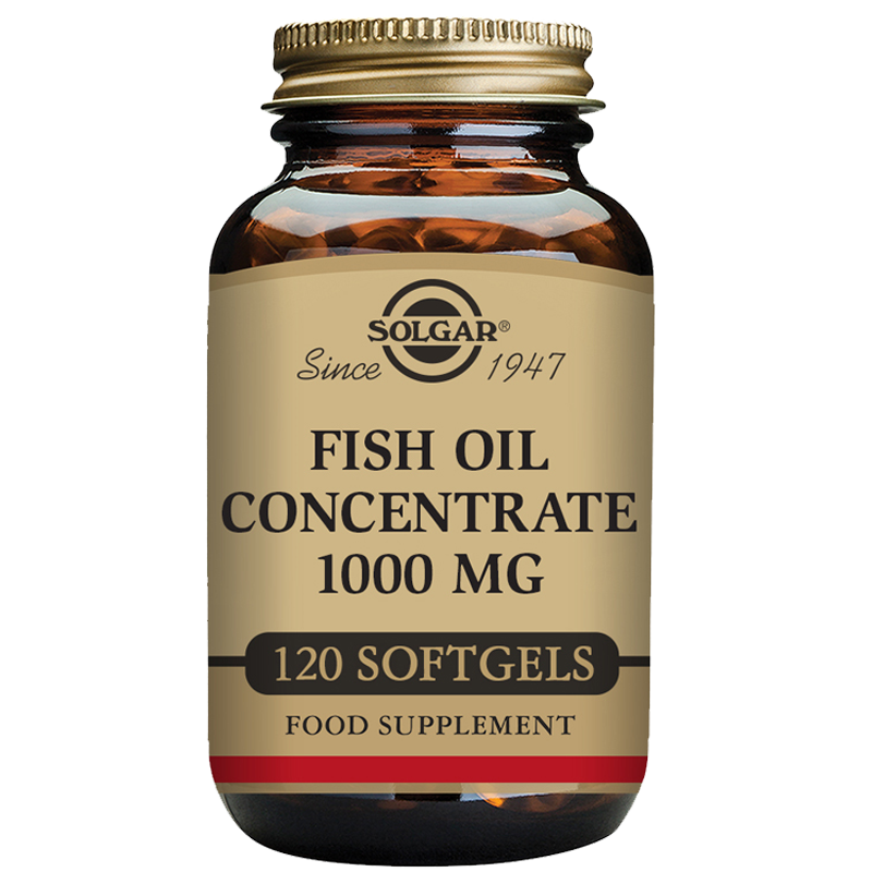 Solgar Fish Oil Concentrate 1000 mg Softgels - Pack of 120