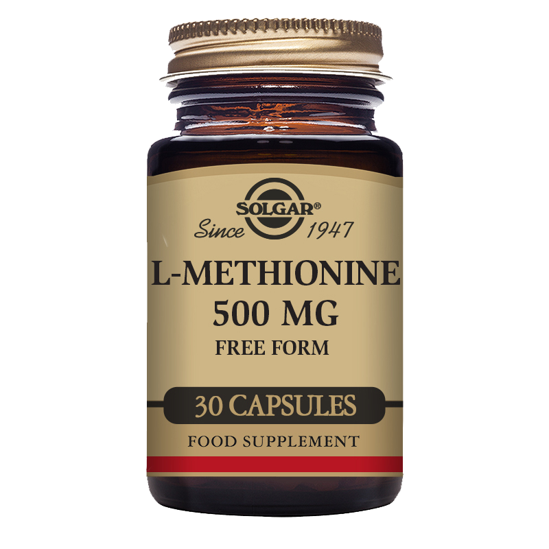 Solgar L-Methionine 500 mg Vegetable Capsules - Pack of 30