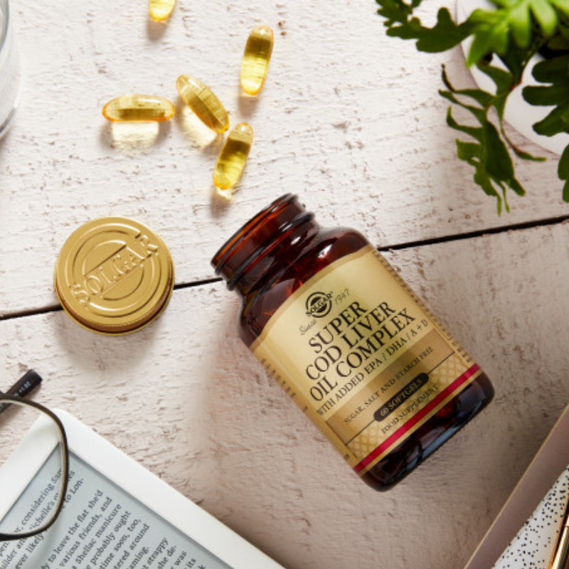 Solgar Super Cod Liver Oil Complex Softgels - Pack of 60