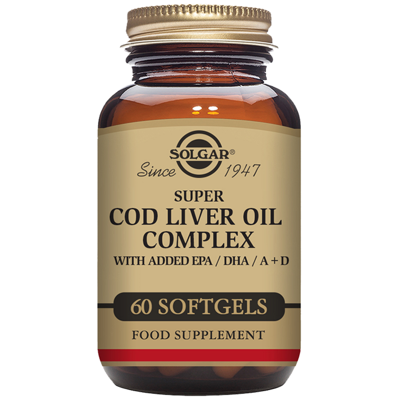 Solgar Super Cod Liver Oil Complex Softgels - Pack of 60