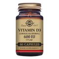 Solgar Vitamin D3 (Cholecalciferol) 600 IU Vegetable Capsules