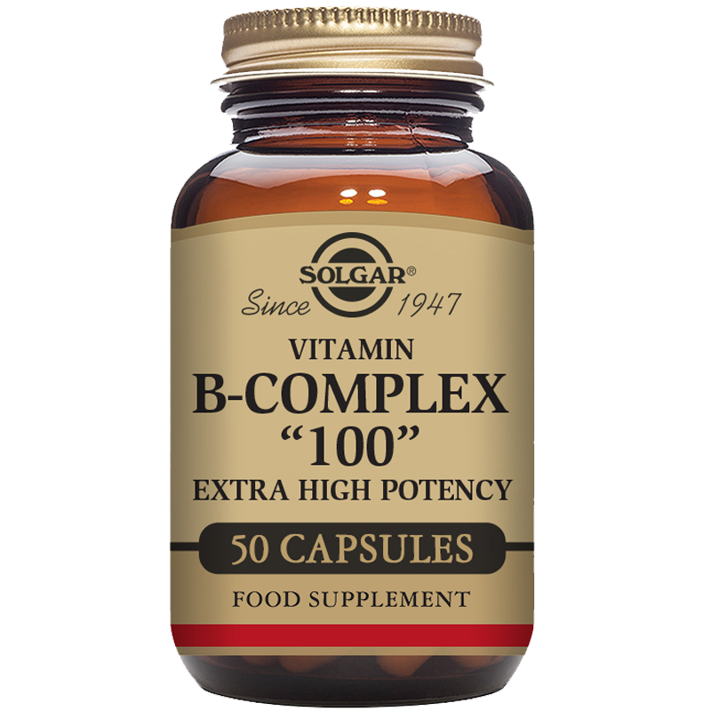Solgar Vitamin B-Complex "100" Extra High Potency Vegetable Capsules